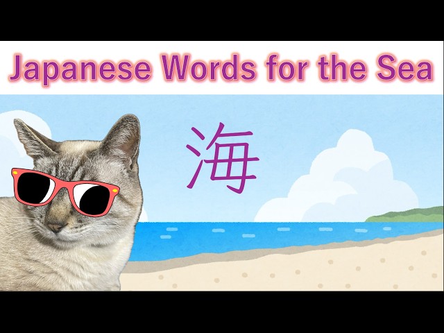 The Language of the Sea in Japanese ~ Learn Japanese with Toby