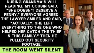They Called Me a THIEF at Grandma's Will Reading  Then the Hidden Camera Footage Exposed Everything