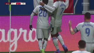 Vinicius junior amazing scorpion Kick goal against Atletico Madrid FIFA 22