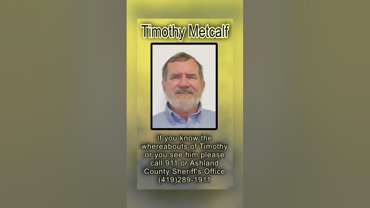  update found rip timothy metcalf ashland ohio shorts 