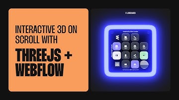 Interactive 3D in Webflow with React Three Fiber + CodeSandbox