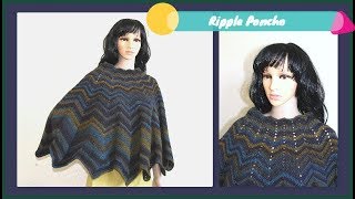 Crochet An Easy Ripple Poncho by Amira Crafts 7,258 views 5 years ago 29 minutes