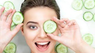 ماسك الخيار و ماء الورد الماسك العجيب لتفتيح البشرة #skincare #ماسكات_بشره #تبييض_الوجه