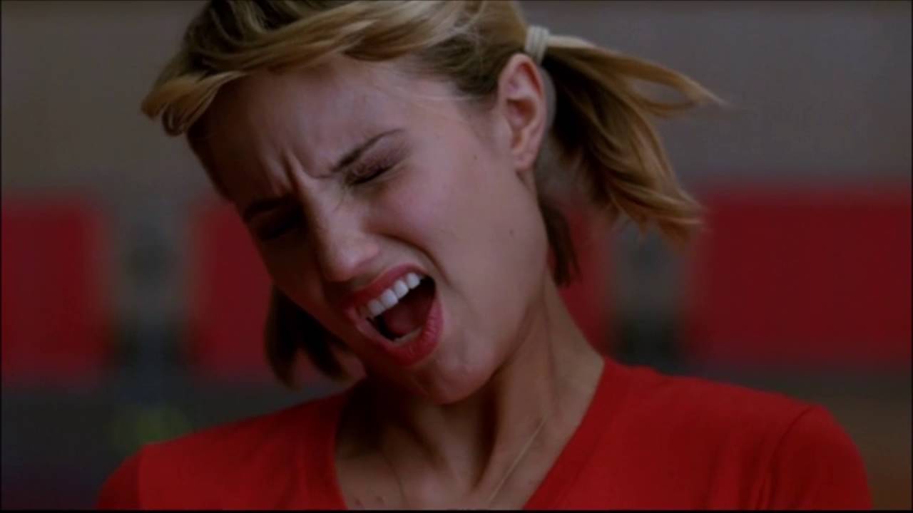 Glee Dodgeball scene 3x06 YouTube