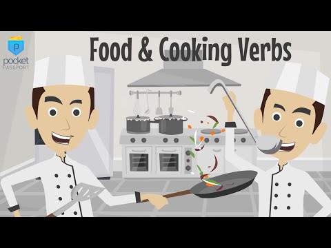 Cooking Verbs and Food | English Lesson