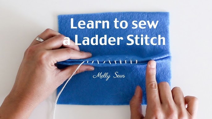 How to Sew Openings Closed by Hand with a Ladder Stitch