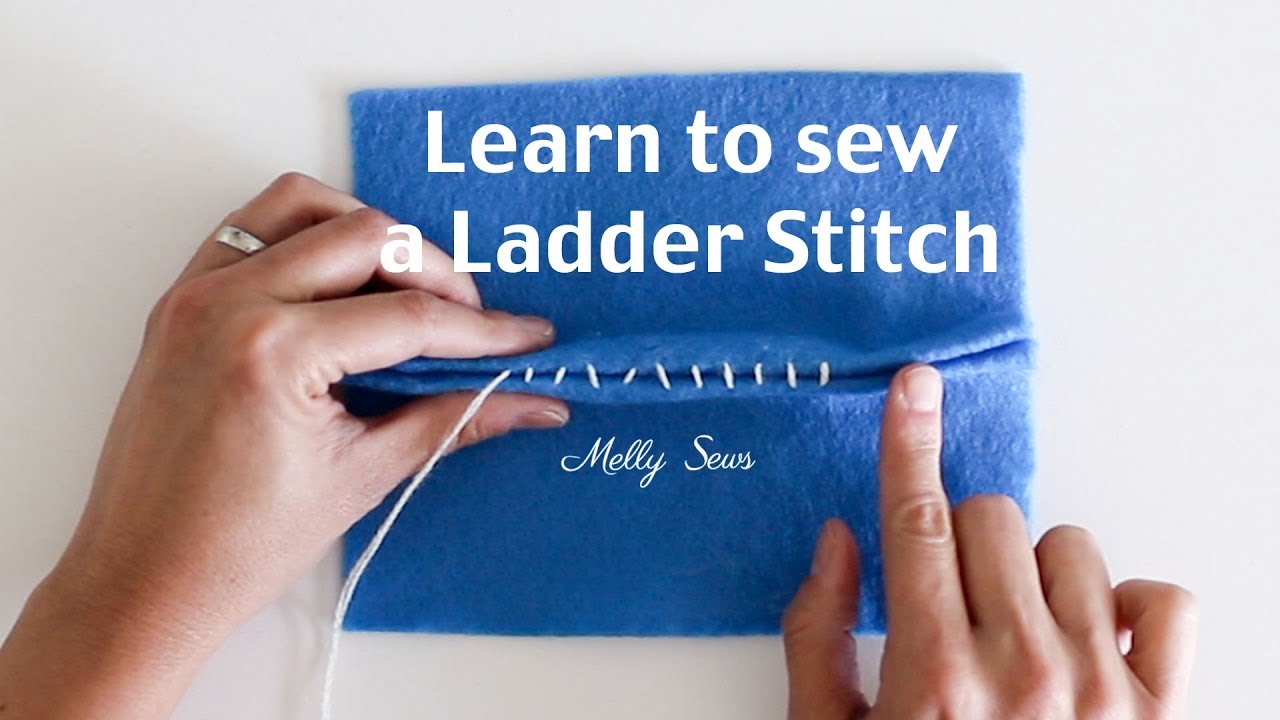 How To: Invisible Stitching (Slip Stitch / Ladder Stitch) 