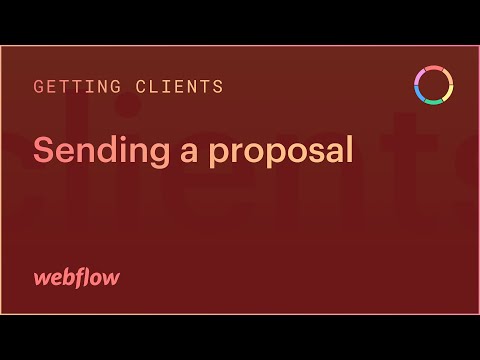 Getting clients: Sending
