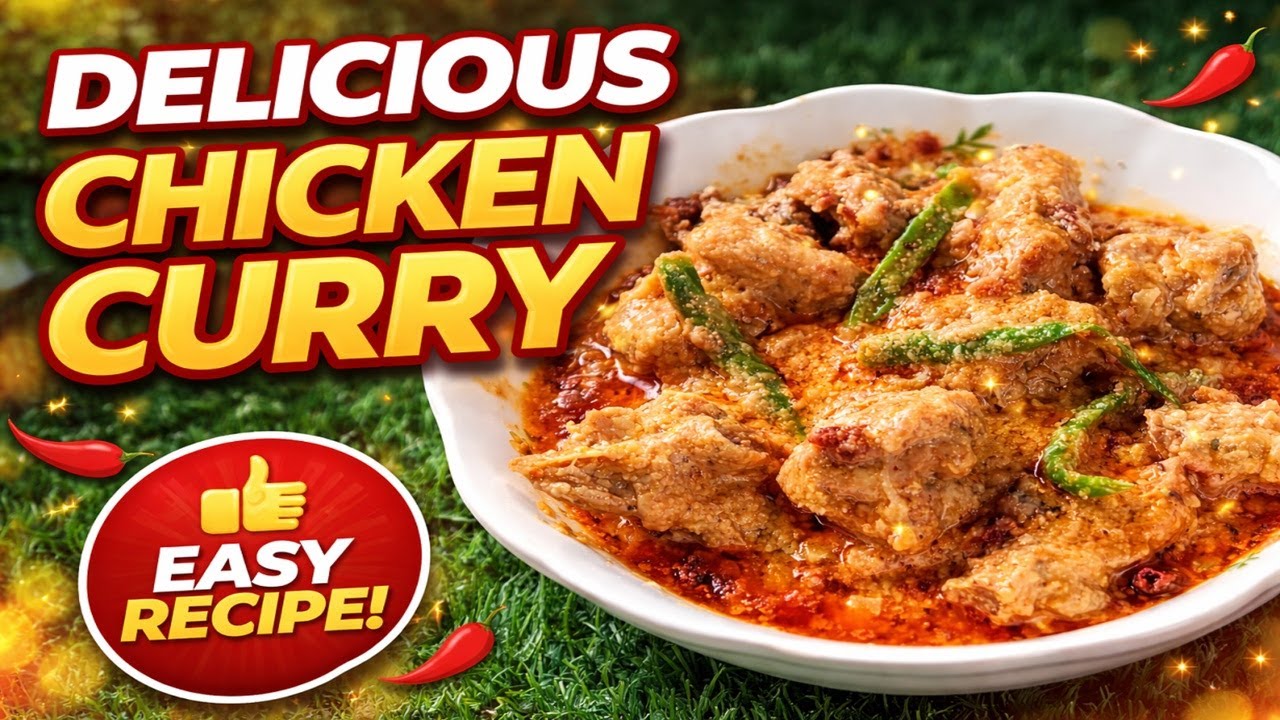 সম্পূর্ণ আলাদা স্বাদের এই চিকেন কারি রেসিপি একবার খেলে মুখে লেগে থাকবে | Chicken Curry Recipe Bangla