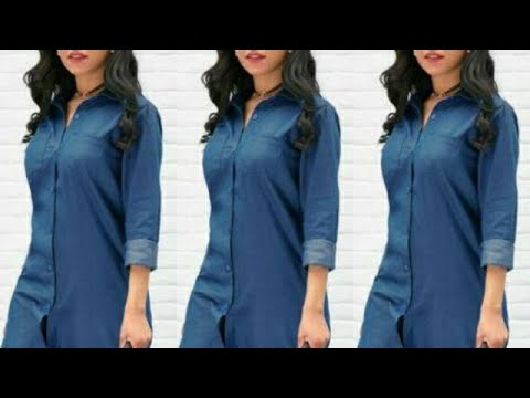 Jeans kurti for ladies | Jeans kurti design 2020 | Stylish kurti with jeans  | Short frock with jeans - YouTube