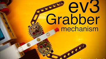 Simple Grabber Mechanism - Using Lego mindstorms ev3 - Pick & Crab in 5 Mins; ev3 Grabber ; Ev3 Claw