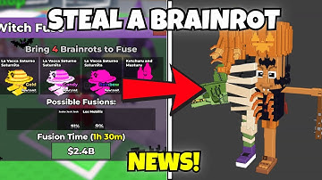 NEW WITCH FUSE UPDATE! Halloween Event + La Spooky Grande & Secret Fuses! Steal a Brainrot