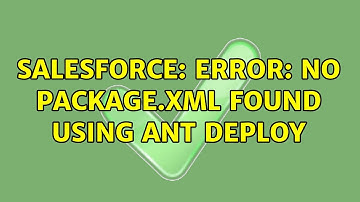 Salesforce: Error: No package.xml found using ANT deploy