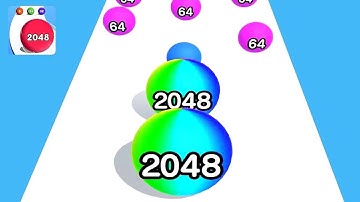 Ball Run 2048 Real Merge ! All Levels Gameplay (33-41) android,ios