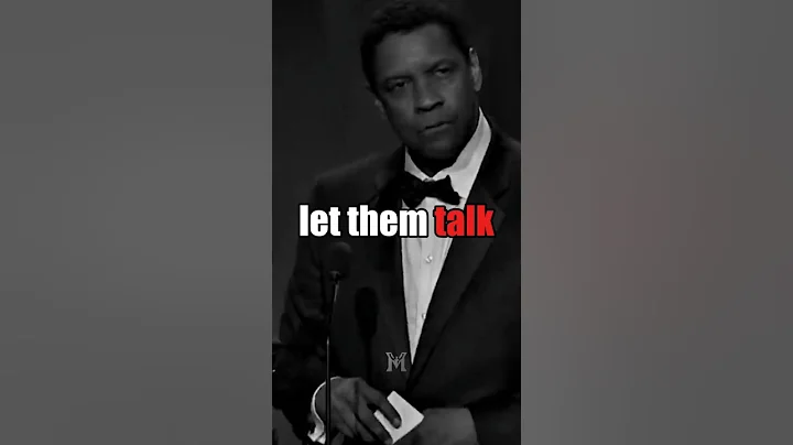 Let Them Talk, Let Them Judge – Denzel Washington’s Best Motivational Speech #motivation #denzel