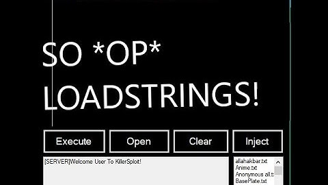 [*NEW*] 🤑KILLERSPLOIT🤑*OP* FULL LUA! [VERY STABLE, LOADSTRINGS]