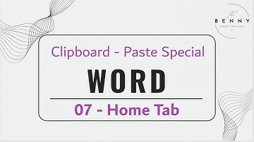Word Tutorial: Clipboard - Paste Special #آموزش_ورد #word #wordtutorial #microsoftword