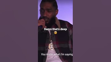Nipsey Hussle on gang banging-“You lookin for yourself” #viral #youtubeshorts #shorts