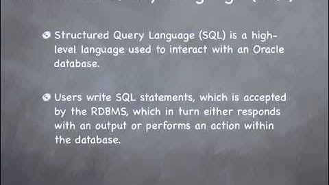 Oracle Database Concepts Part 2   YouTube