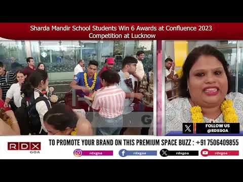 Sharda Mandir School Students Win 6 Awards at “ Confluence 2023 ” Competition at Lucknow