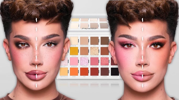 Recreating my OG palette makeup for my new @Painted palette commercial, james charles intro