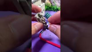 Copper And Aluminum Wire Connection Trick #shortvideo #wire