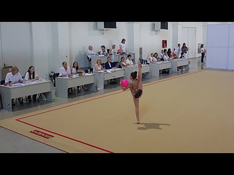 ანამარია გაიხარაშვილი - მხატვრული ტანვარჯიშის შეჯიბრი, თბილისის პირველობა 2022 (ბურთით) 4k