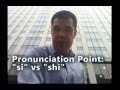 English pronunciation practice si vs shi
