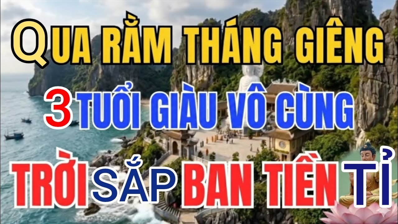 Qua rằm tháng giêng 3 tuổi giàu vô cùng trời phát ban tiền tỷ
