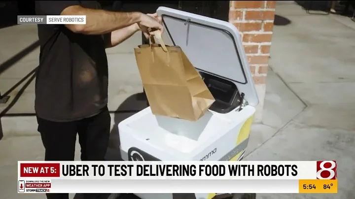 Uber to test delivering food with robots