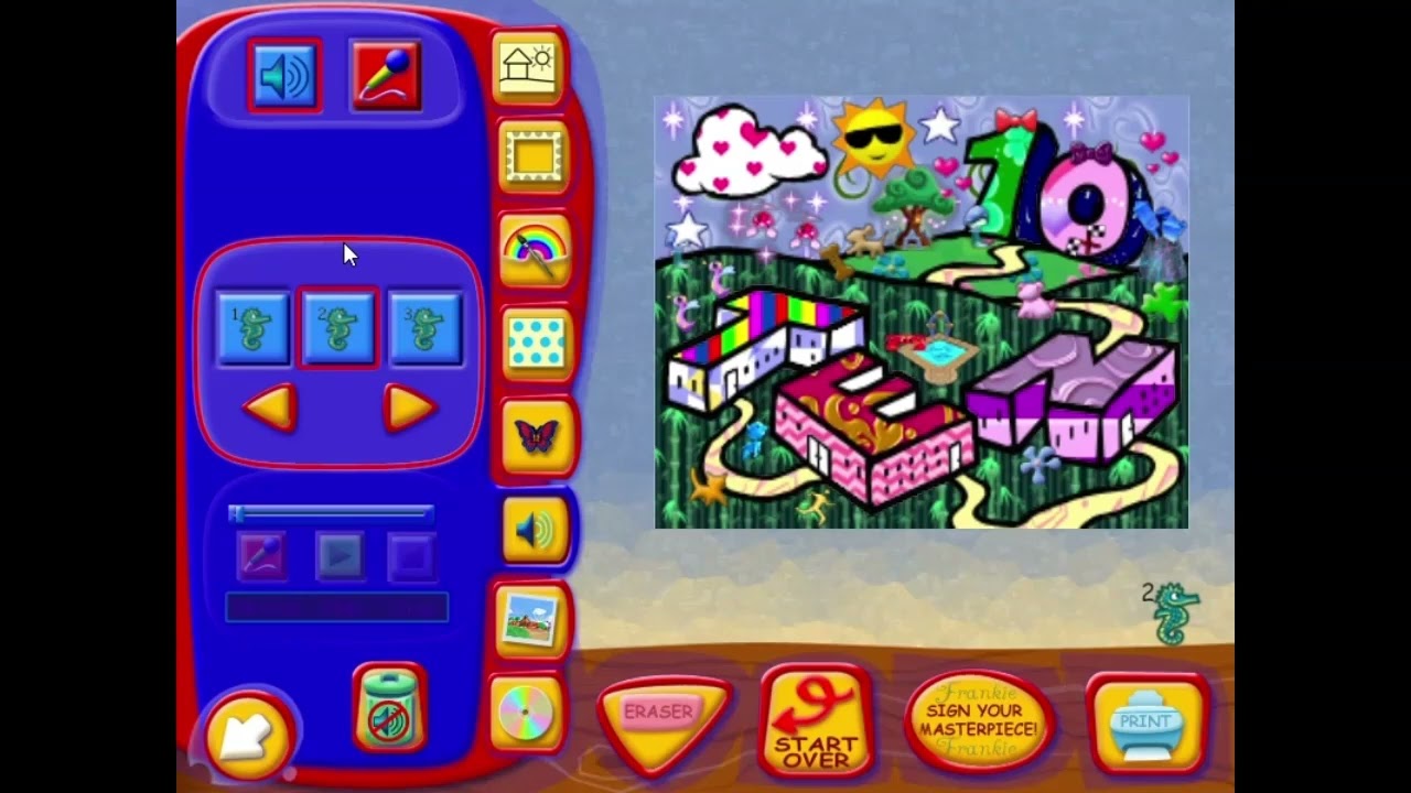 Jump Start 3D Virtual World Art Studio Picture Music/SFX