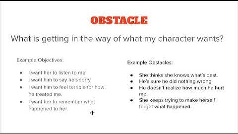 Script Analysis Basics Video Lecture