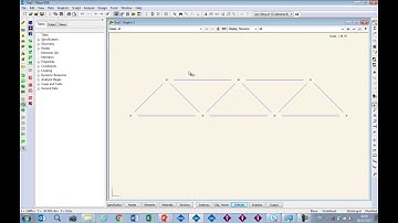 Oasys GSA truss model 2