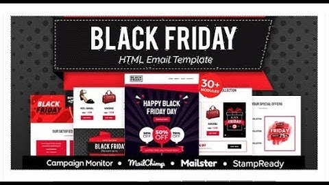 Black Friday sale - Multipurpose Responsive Email Template 30+  | Themeforest Templates