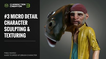 Master Class - ZBrush Pipeline: #3 Micro Detail Character Sculpting and Texturing - by Pablo