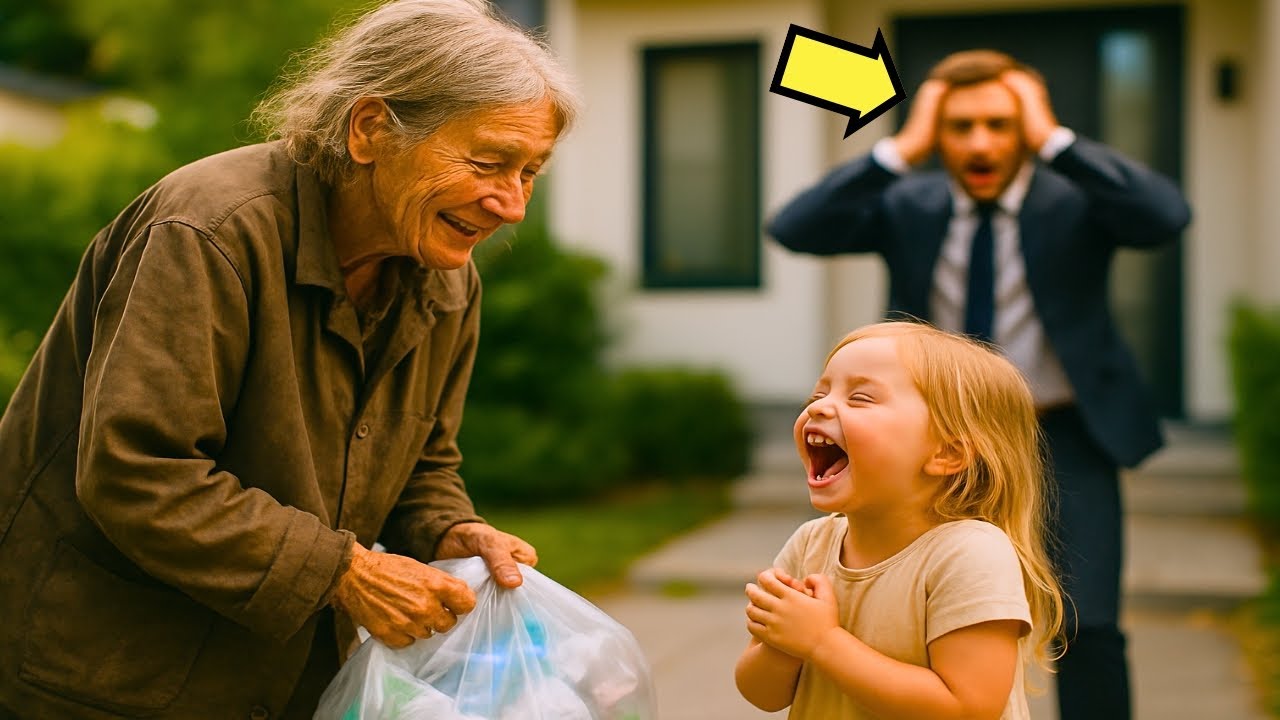 LA HIJA DEL MILLONARIO NO SONREÍA… HASTA QUE UNA SEÑORA HUMILDE HIZO LO INCREÍBLE