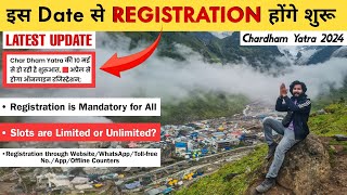 BIG UPDATE😃 : Chardham Yatra Registration 2024 |Kedarnath Yatra Opening Date | Uttarakhand Beauty