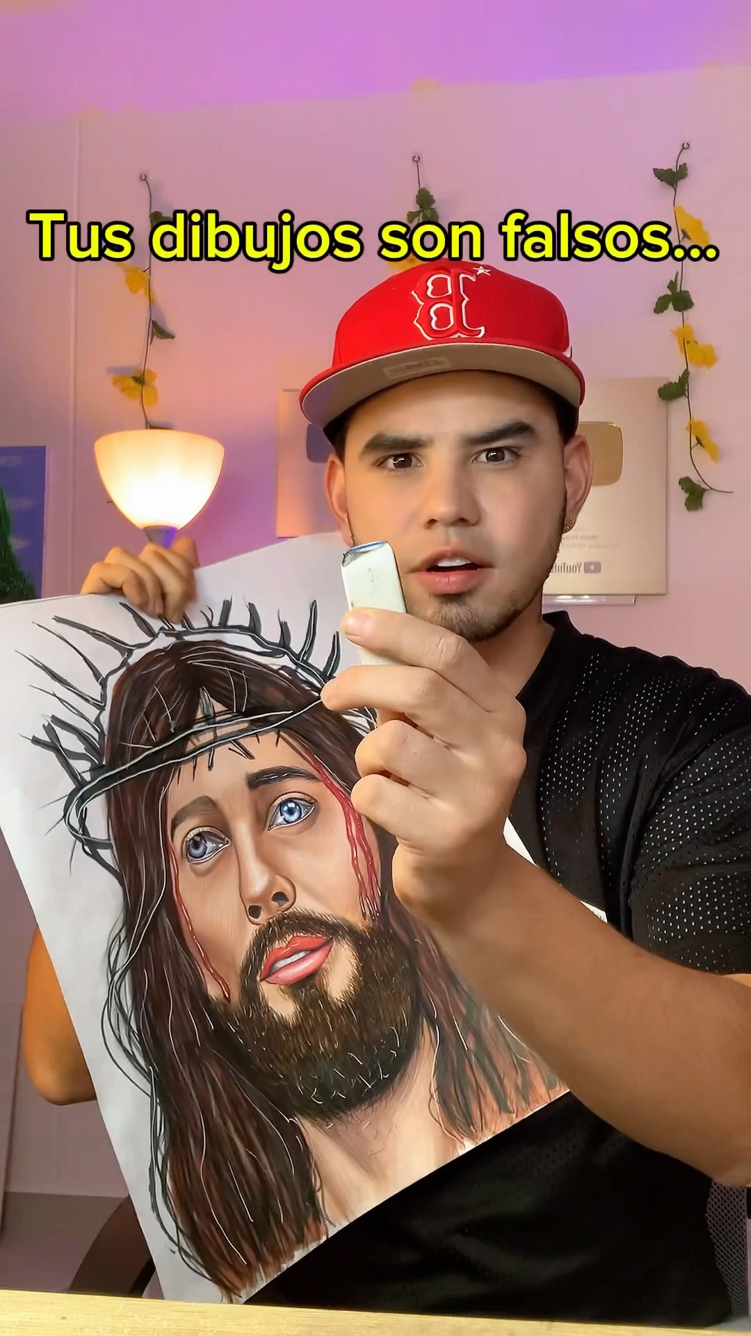 Mis dibujos son falsos ?? #arte #dibujo