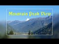 Jomolhari mountain peak view from paro drugyel ll bhutan