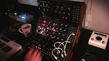Moog Sound Studio: Mother 32 + Subharmonicon + DFAM + Microcosm Hologram & Strymon Volante