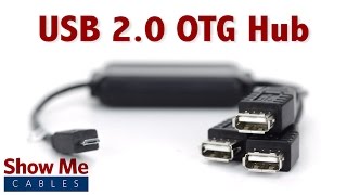 Easy To Use USB 2.0 Micro OTG Hub - Highlight