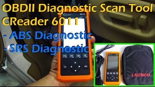 CReader 6011 OBDII Scan Tool with ABS & SRS Diagnostic