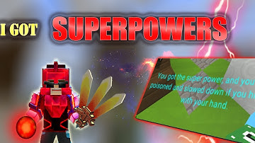 I GOT SUPERPOWER In Lucky Block Sky Wars | Blockman Go Gameplay (Android , iOS)