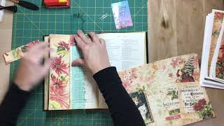 Decorating the Page Pockets of an Altered Book - Pt. 3