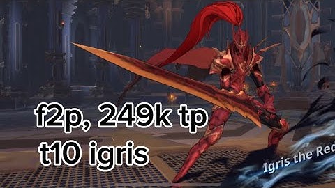 Solo Leveling Arise T10 Instance Dungeon Igris The Red||F2P 249k TP