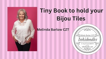 Tiny Book To hold your Bijou tiles.