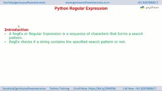 Python Tutorial For Beginners | Python Tutorial in Hindi | Python Regular Expression