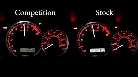 WRX Flywheels: Stock VS Competition Lightweight Revving