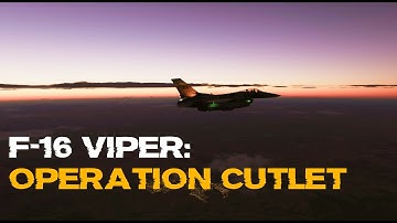 DCS: World F-16C Viper | Operation Cutlet: Syria Map single mission | CBU-105 | Full Mission