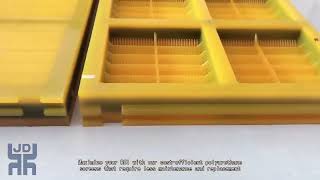 Precision Molded Polyurethane Screen Panels